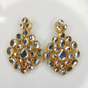 Artificial Bridal Kundan Guluban Set - Image 5