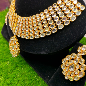 Artificial Bridal Kundan Guluban Set - Image 2