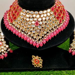Artificial Bridal Kundan Guluban Set - Image 1