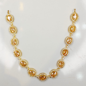 Indian Zircon Necklace Set - Image 2