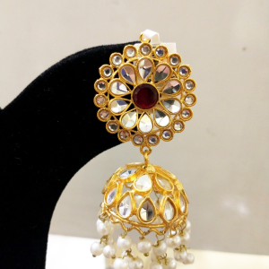 Aritifical kundan Earring - Image 2