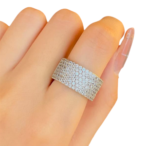 Ring ladies White Zircon - Image 2