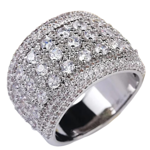Ring Ladies White Zircon - Image 2