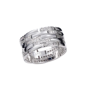 Ladies Band Silver Color - Image 1