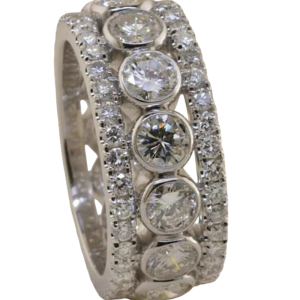 Ladies Band Silver Color - Image 1
