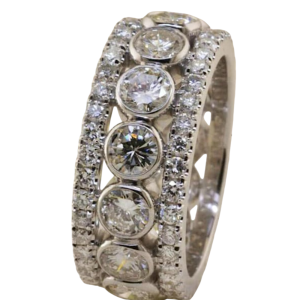 Ladies Band Silver Color - Image 2