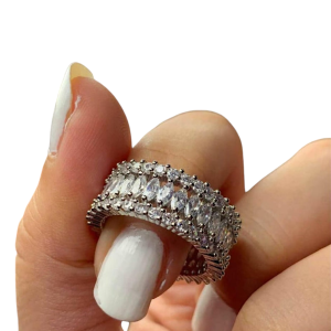 Ladies Band Silver Color - Image 1