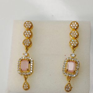 Indian Zircon Necklace Set - Image 2