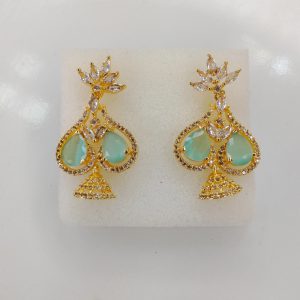 Indian Zircon Necklace Set - Image 2