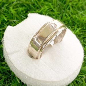 Hand Made Gents Silver Ring - Image 1