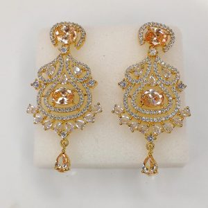 Indian Zircon Necklace Set - Image 2
