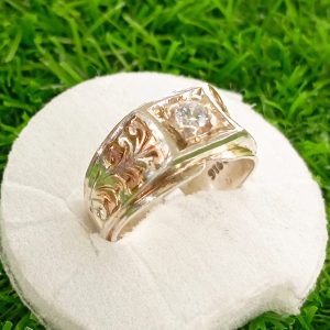 Hand Made Gents Silver Ring - Image 1