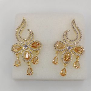 Indian Zircon Necklace Set - Image 2