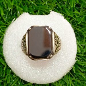 Italian Silver Ring Gents - Image 2