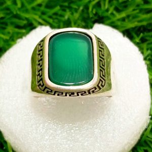 Italian Silver Ring Gents - Image 2