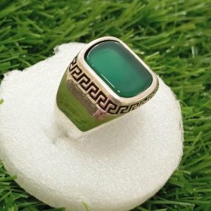 Italian Silver Ring Gents - Image 1