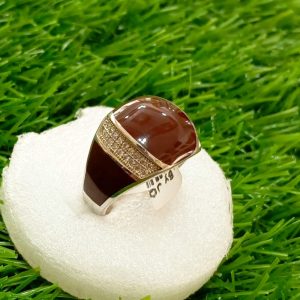 Italian Silver Ring Gents - Image 1