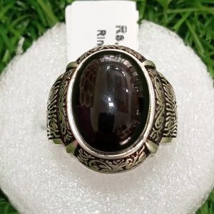 Italian Silver Ring Gents - Image 2