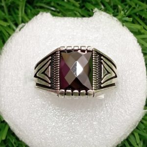 Italian Silver Ring Gents - Image 2