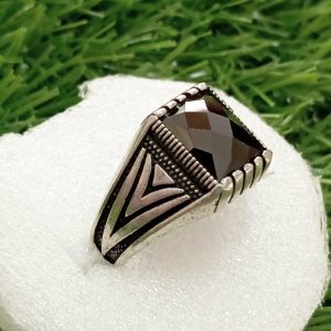 Italian Silver Ring Gents - Image 1