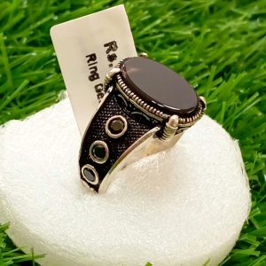 Italian Silver Ring Gents - Image 1