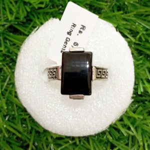Italian Silver Ring Gents - Image 2