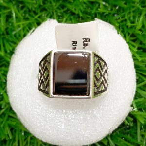 Italian Silver Ring Gents - Image 2