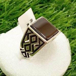 Italian Silver Ring Gents - Image 1
