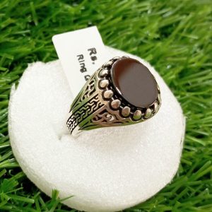 Italian Silver Ring Gents - Image 1