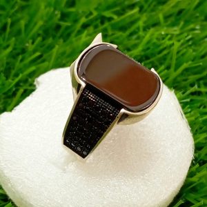 Italian Silver Ring Gents - Image 1