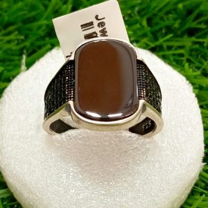 Italian Silver Ring Gents - Image 2