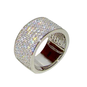 Ring ladies White Zircon - Image 1