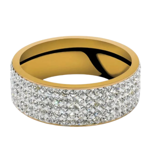 Ladies Band Golden & Silver - Image 1