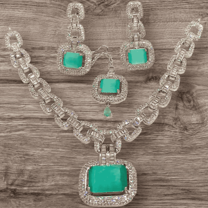 Indian Zircon Necklace set - Image 1