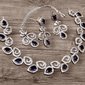 Indian Zircon Necklace Ser - Image 1