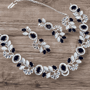 Indian Zircon Necklace Set - Image 1