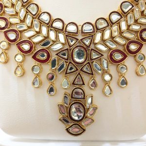 Artificial Kundan Guluband Set - Image 3