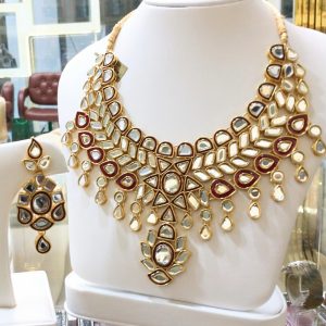 Artificial Kundan Guluband Set - Image 1
