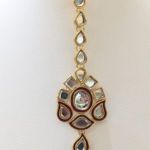 Artificial Kundan Guluband Set - Image 5