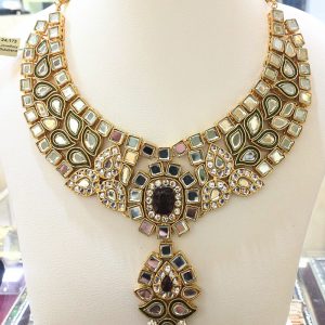 Artificial Kundan Guluband Set - Image 1