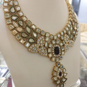 Artificial Kundan Guluband Set - Image 3